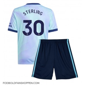 Arsenal Raheem Sterling #30 Tredjetrøje Børn 2024-25 Kortærmet (+ Korte bukser)